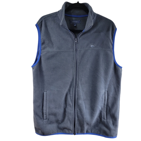 Crown & Ivy Mens Full Zip Performance Vest Size XL Gray EUC - Picture 7 of 7